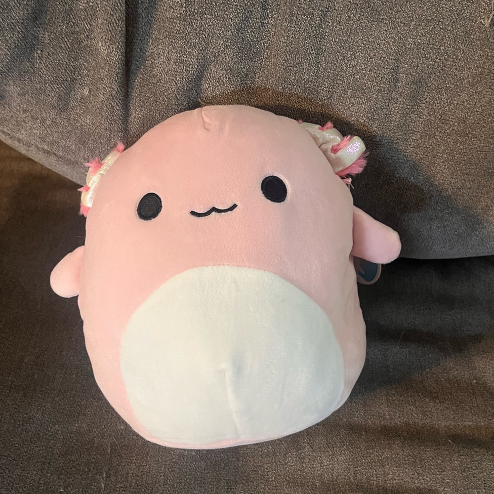 Squishmallows Pink and White Plush Buddy
